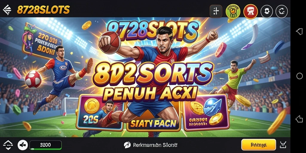 Screenshot gameplay 8728SLOTS yang menegangkan dan seru.