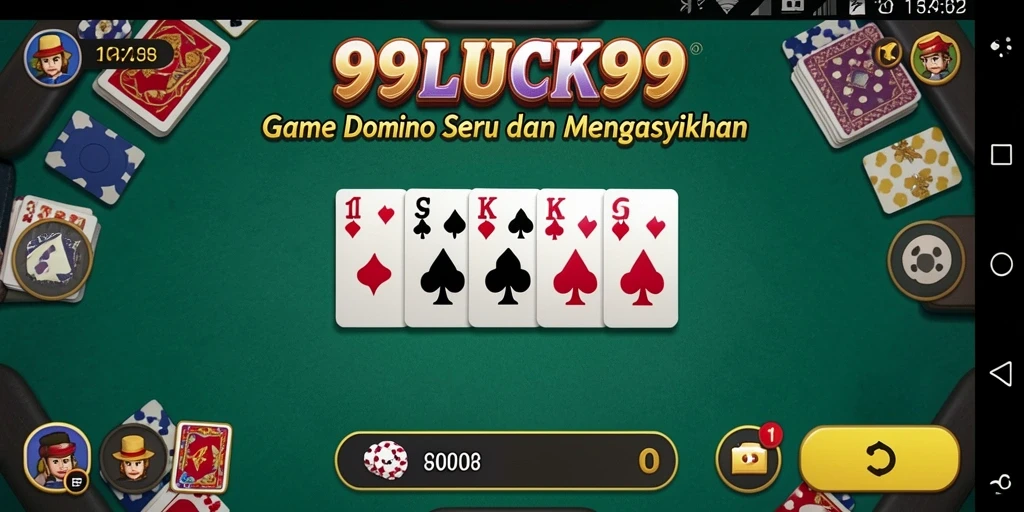 Gameplay seru 99LUCK99 dalam permainan Domino.