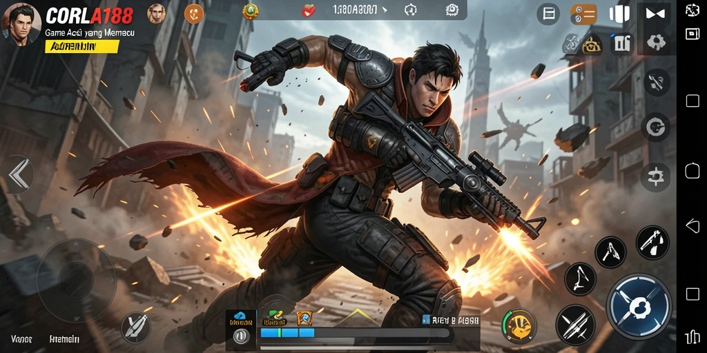 Tampilan gameplay CORLA188 yang mendebarkan dan penuh aksi.
