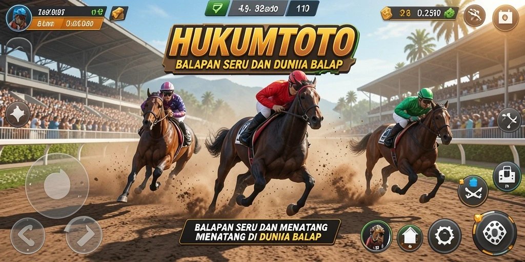 Tampilan gameplay HUKUMTOTO yang memukau dan seru.