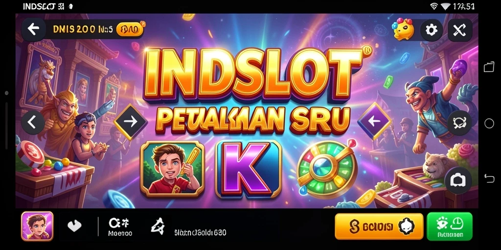 Screenshot utama menunjukkan gameplay seru dalam petualangan slot.