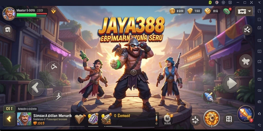Tampilan gameplay <strong>JAYA388</strong> yang menggambarkan strategi dan interaksi pemain.