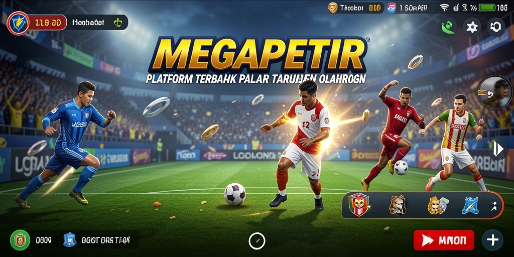 Tampilan antarmuka MEGAPETIR yang modern dan interaktif.