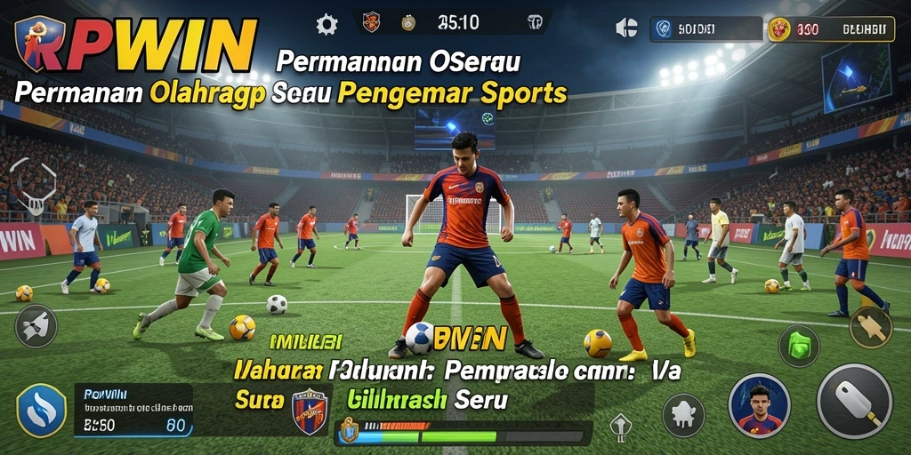 Screenshot RPWIN menampilkan aksi nyata olahraga yang mendebarkan.