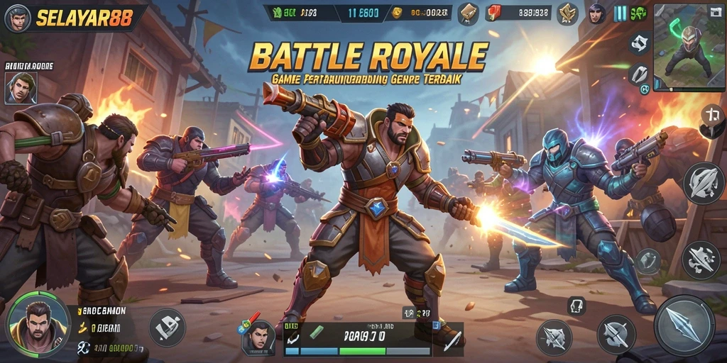 Gameplay mendebarkan SELAYAR88 dengan aksi Battle Royale yang seru.